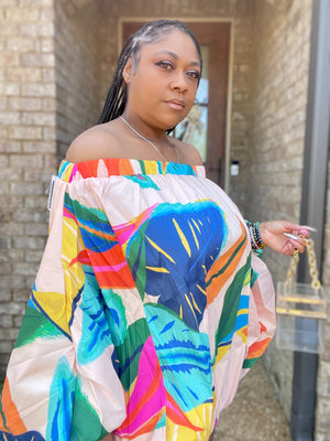 TROPICAL NIGHTS DRESS