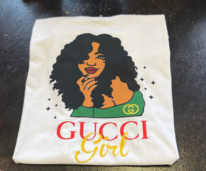 Gucci Girl  Tshirt (WHITE)