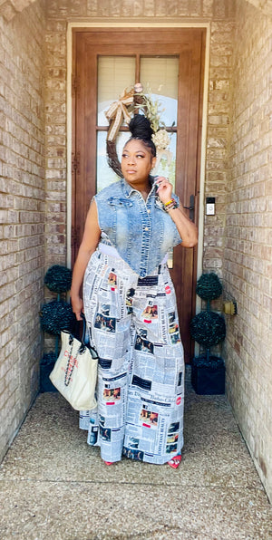 FASHION NEWS WIDE LEG PANT