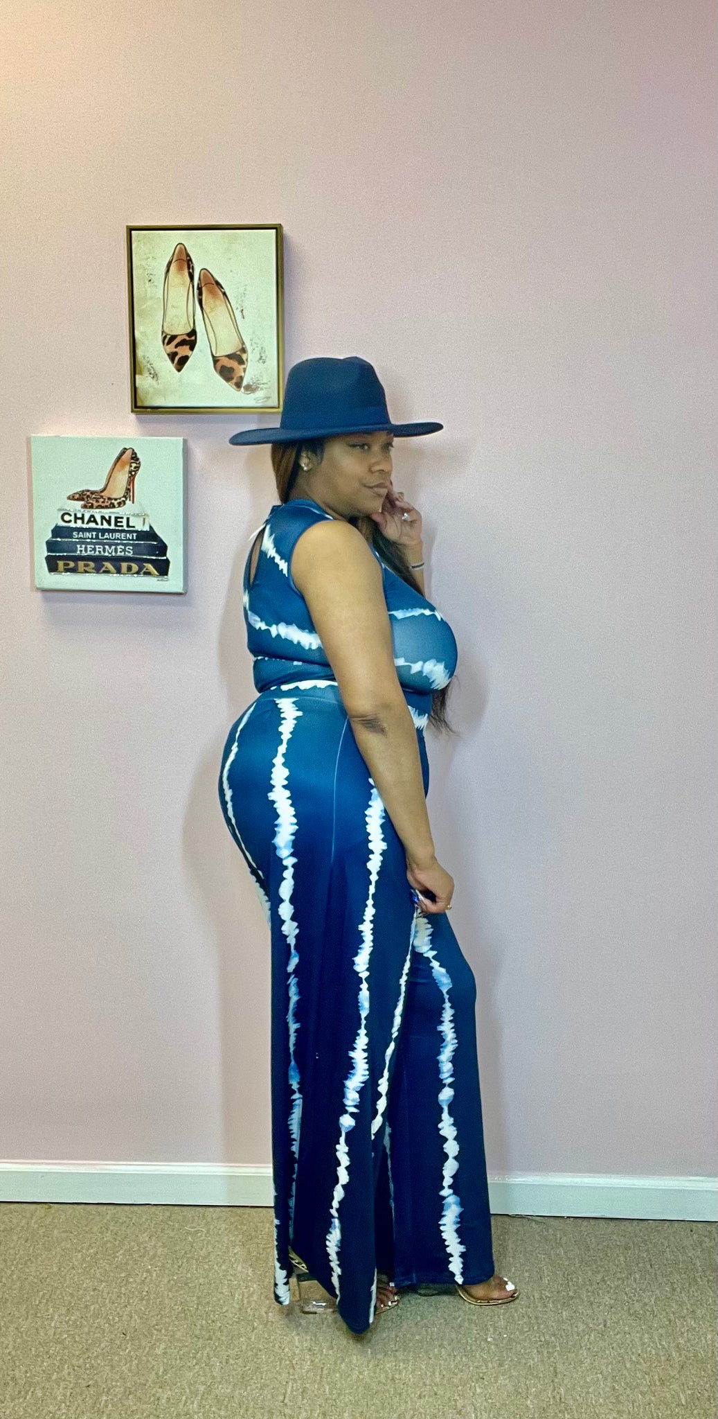 BLUE WAVES 2 PIECE SET