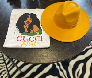 Gucci Girl  Tshirt (WHITE)