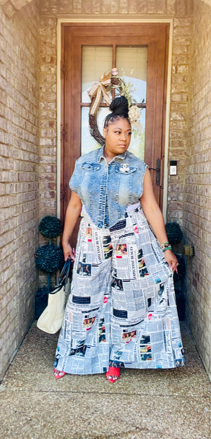 FASHION NEWS WIDE LEG PANT