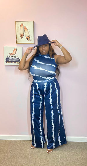 BLUE WAVES 2 PIECE SET