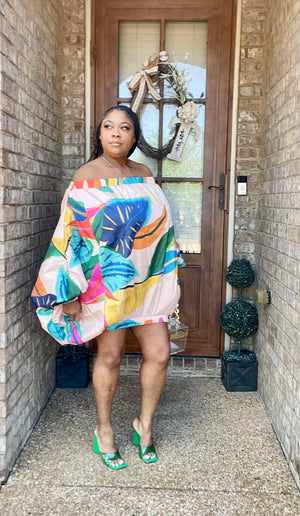 TROPICAL NIGHTS DRESS