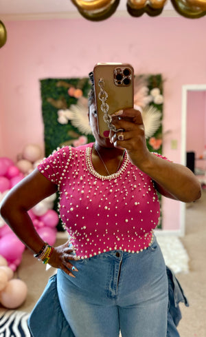 PINKY PEARLS TOP