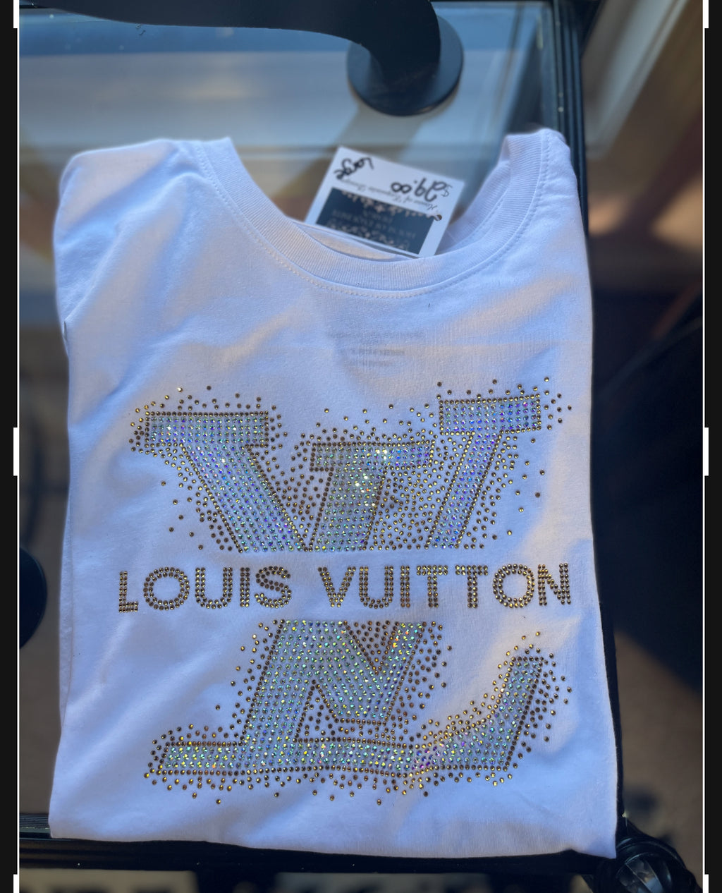 LV BLING T-SHIRT (WHITE)