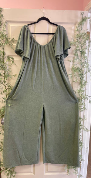 TERRI WIDE LEG JUMPER with SIDE POCKETS