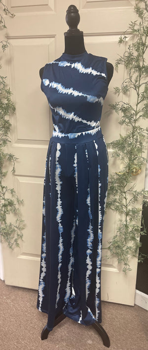 BLUE WAVES 2 PIECE SET